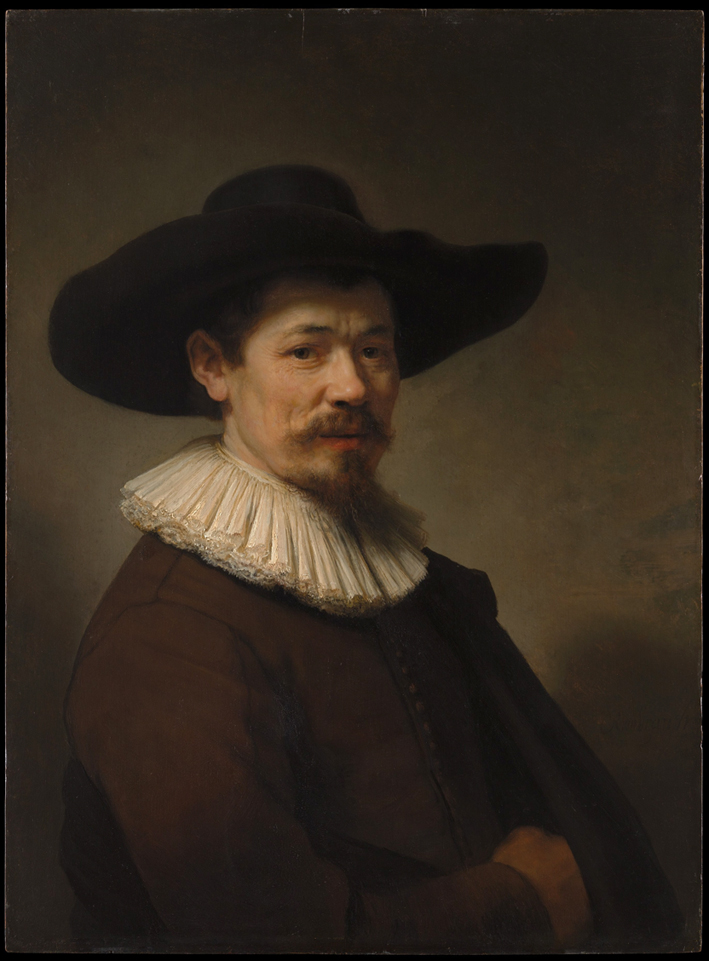  伦勃朗·梵·莱茵 Rembrandt van Rijn——赫尔曼·杜默尔的肖像
